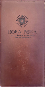 Bora Bora Beach Club Menu
